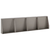 Retaining Wall 4 pcs 40 x 12 x 30 cm Weathering Steel Rusty