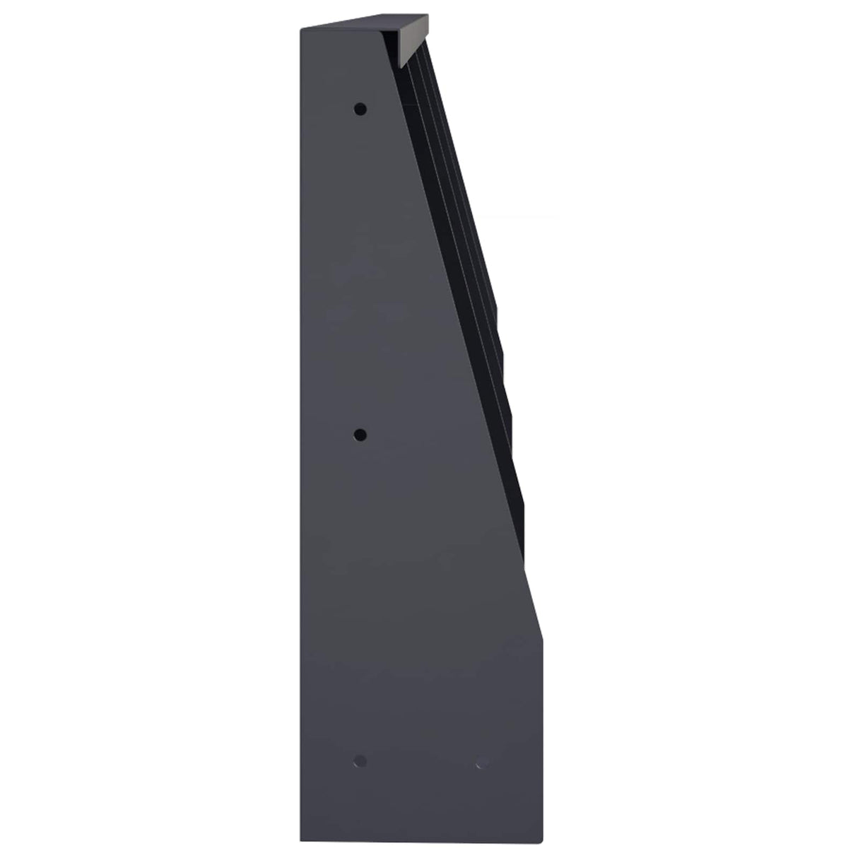 Retaining Wall 4 pcs 40 x 12 x 50 cm Steel Anthracite