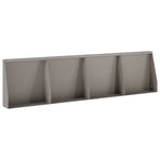 Retaining Wall 4 pcs 40 x 12 x 50 cm Weathering Steel Rusty