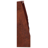 Retaining Wall 4 pcs 40 x 12 x 50 cm Weathering Steel Rusty
