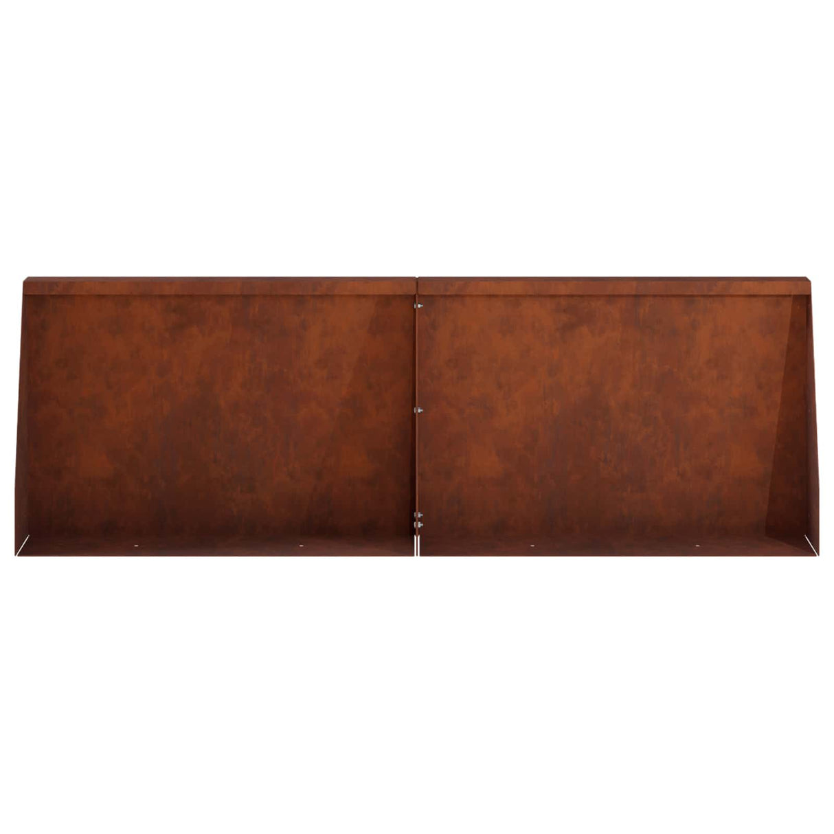 Retaining Wall 4 pcs 60 x 12 x 30 cm Weathering Steel Rusty