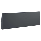 Retaining Wall 4 pcs 60 x 12 x 40 cm Steel Anthracite - 45-Degree Angle