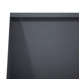 Retaining Wall 4 pcs 80 x 12 x 30 cm Steel Anthracite - Rear View