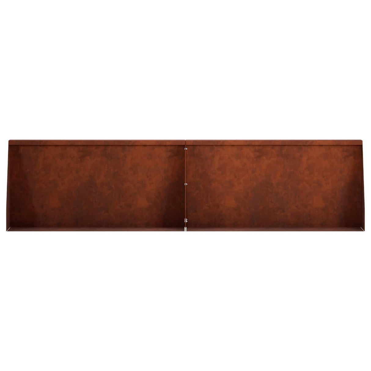 Retaining Wall 4 pcs 80 x 12 x 30 cm Weathering Steel Rusty