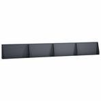 Retaining Wall 4 pcs 80 x 12 x 40 cm Steel Anthracite