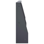 Retaining Wall 4 pcs 80 x 12 x 40 cm Steel Anthracite