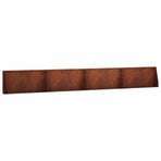 Retaining Wall 4 pcs 80 x 12 x 50 cm Weathering Steel Rusty