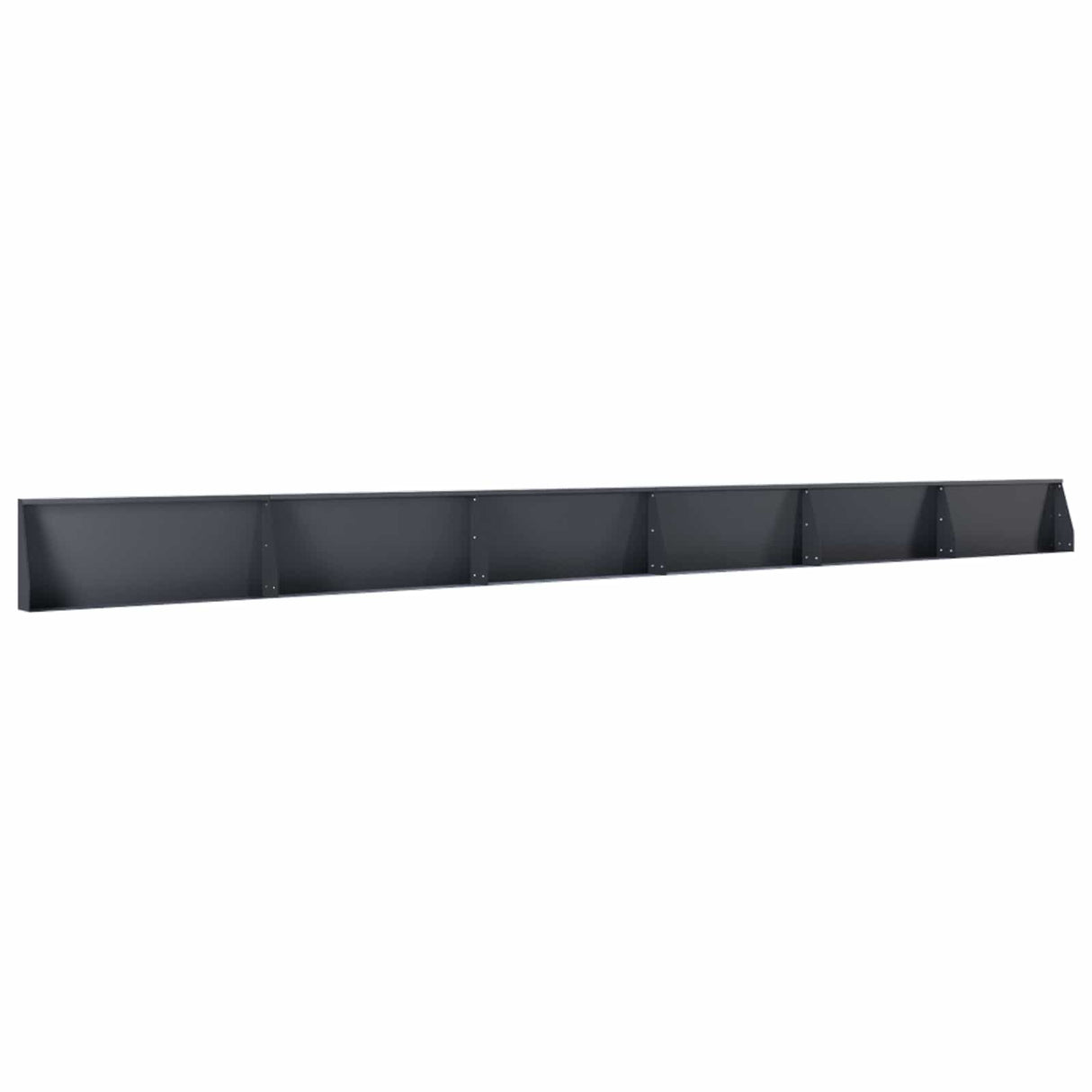Retaining Wall 6 pcs 100 x 12 x 30 cm Steel Anthracite