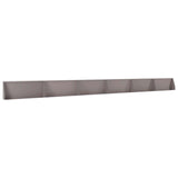 Retaining Wall 6 pcs 100 x 12 x 30 cm Weathering Steel Rusty - Front View