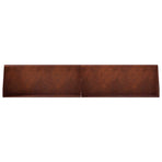 Retaining Wall 6 pcs 100 x 12 x 30 cm Weathering Steel Rusty