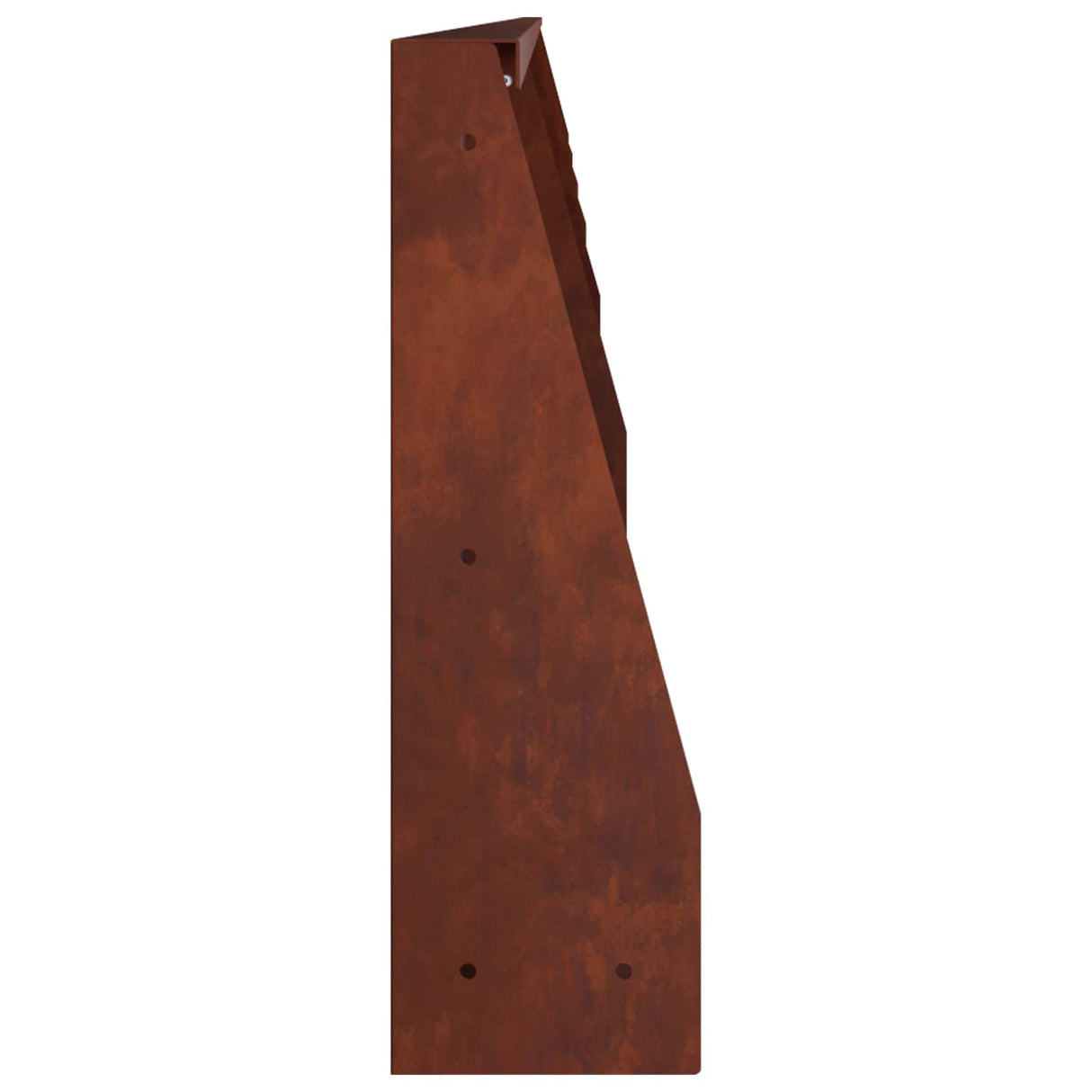 Retaining Wall 6 pcs 100 x 12 x 30 cm Weathering Steel Rusty
