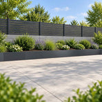 Retaining Wall 6 pcs 100 x 12 x 50 cm Steel Anthracite