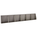 Retaining Wall 6 pcs 40 x 12 x 30 cm Weathering Steel Rusty