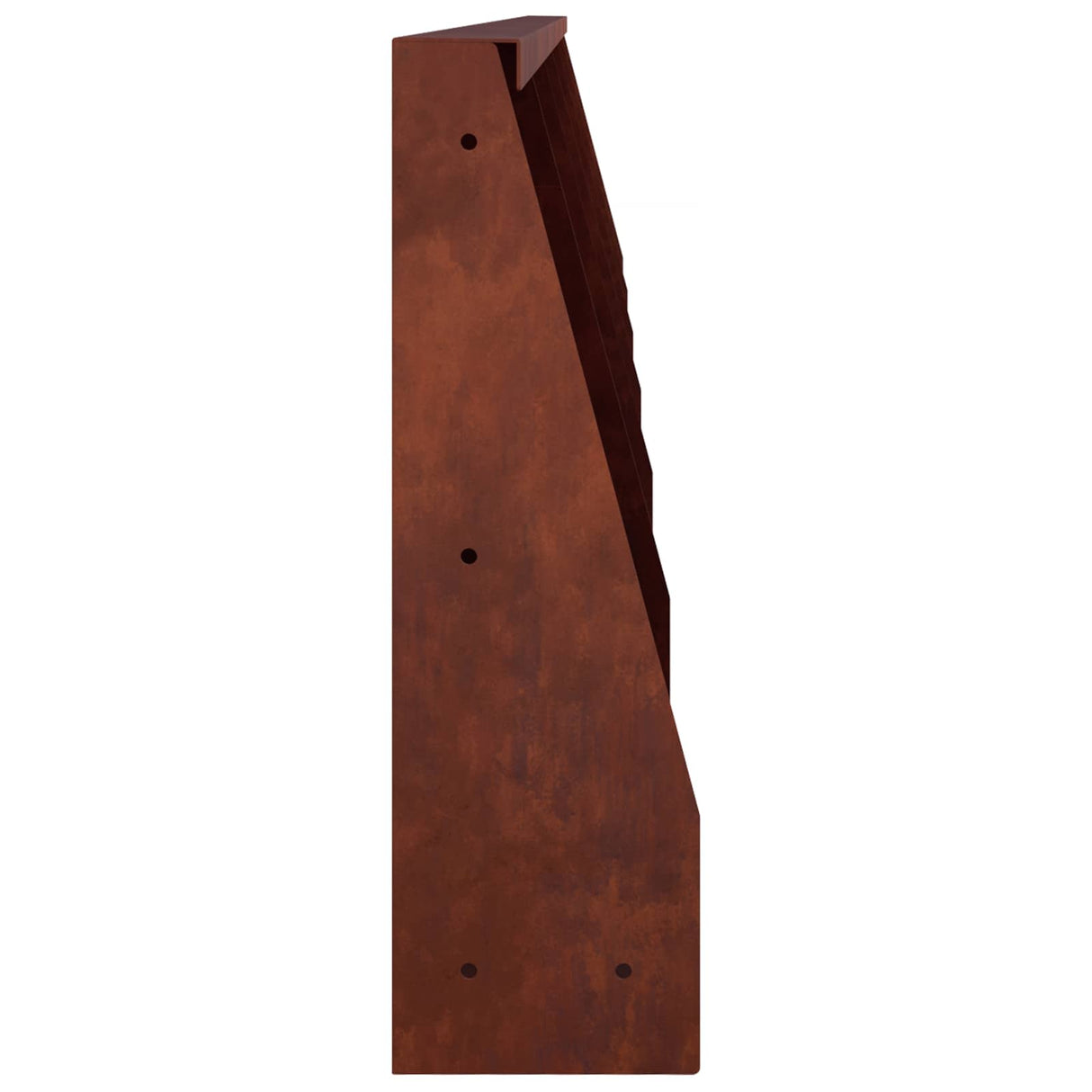 Retaining Wall 6 pcs 40 x 12 x 30 cm Weathering Steel Rusty