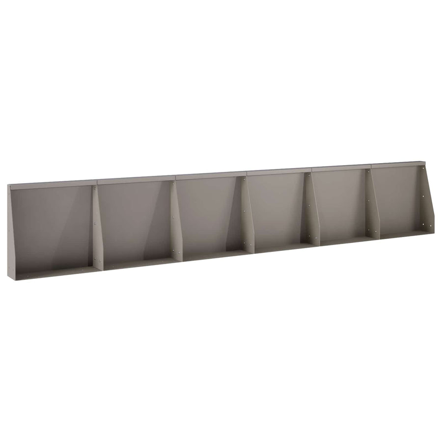 Retaining Wall 6 pcs 40 x 12 x 40 cm Weathering Steel Rusty