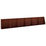 Retaining Wall 6 pcs 40 x 12 x 40 cm Weathering Steel Rusty