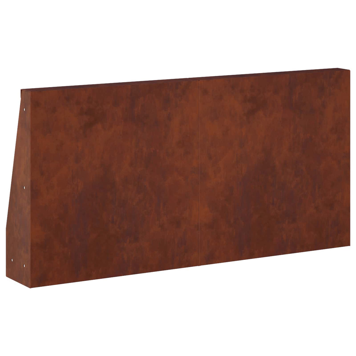 Retaining Wall 6 pcs 40 x 12 x 40 cm Weathering Steel Rusty