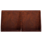 Retaining Wall 6 pcs 40 x 12 x 40 cm Weathering Steel Rusty