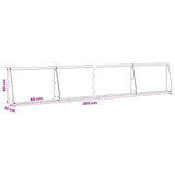 Retaining Wall 6 pcs 60 x 12 x 40 cm Weathering Steel Rusty - Extra Image