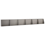 Retaining Wall 6 pcs 60 x 12 x 50 cm Weathering Steel Rusty