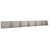 Retaining Wall 6 pcs 80 x 12 x 40 cm Weathering Steel Rusty