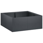 Retaining Wall 4 pcs 100 x 100 x 30 cm Steel Anthracite