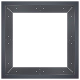 Retaining Wall 4 pcs 100 x 100 x 40 cm Steel Anthracite - Top-Down View