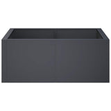 Retaining Wall 4 pcs 100 x 100 x 50 cm Steel Anthracite