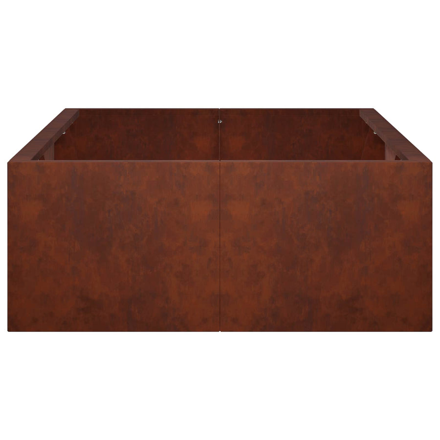 Retaining Wall 6 pcs 200 x 100 x 30 cm Weathering Steel Rusty