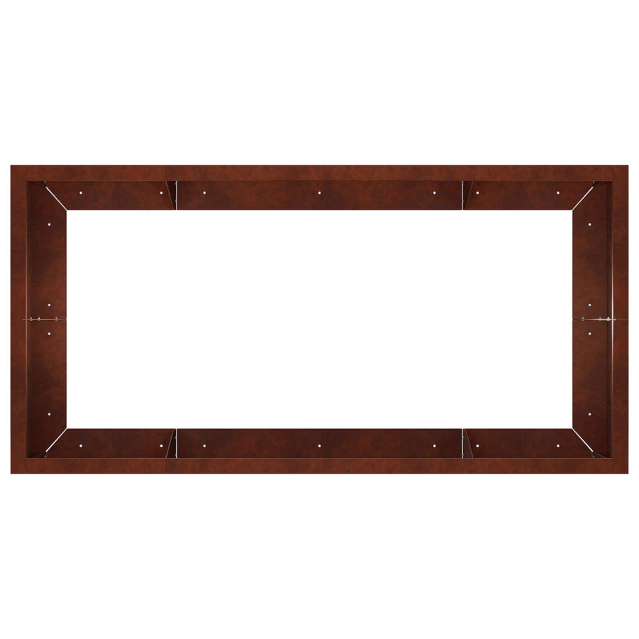 Retaining Wall 6 pcs 200 x 100 x 30 cm Weathering Steel Rusty