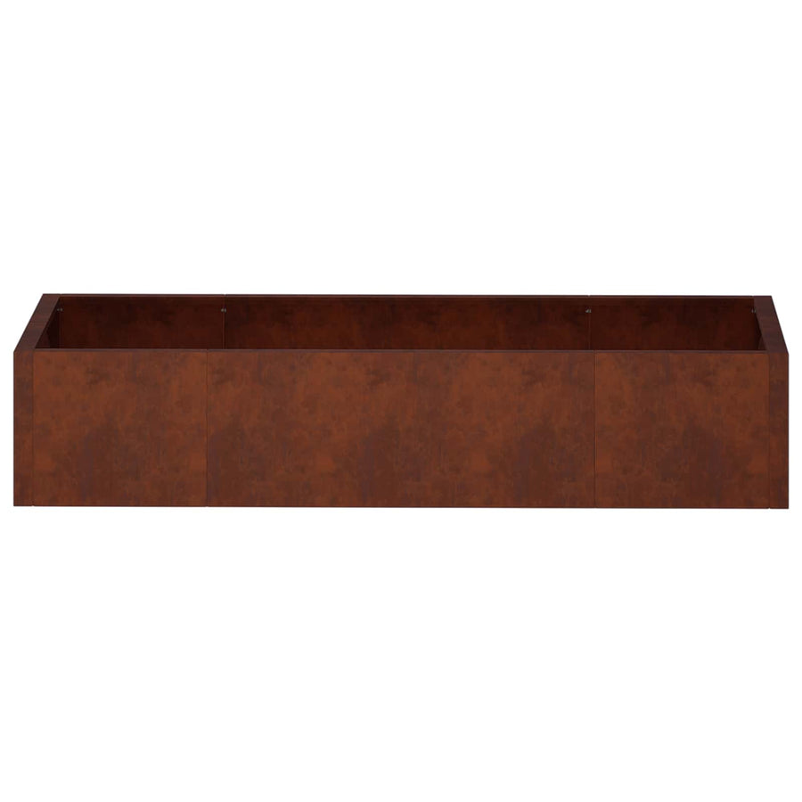 Retaining Wall 6 pcs 200 x 100 x 40 cm Weathering Steel Rusty