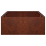 Retaining Wall 6 pcs 200 x 100 x 40 cm Weathering Steel Rusty