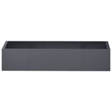Retaining Wall 6 pcs 200 x 100 x 50 cm Steel Anthracite