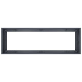 Retaining Wall 8 pcs 300 x 100 x 30 cm Steel Anthracite