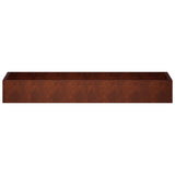 Retaining Wall 8 pcs 300 x 100 x 30 cm Weathering Steel Rusty