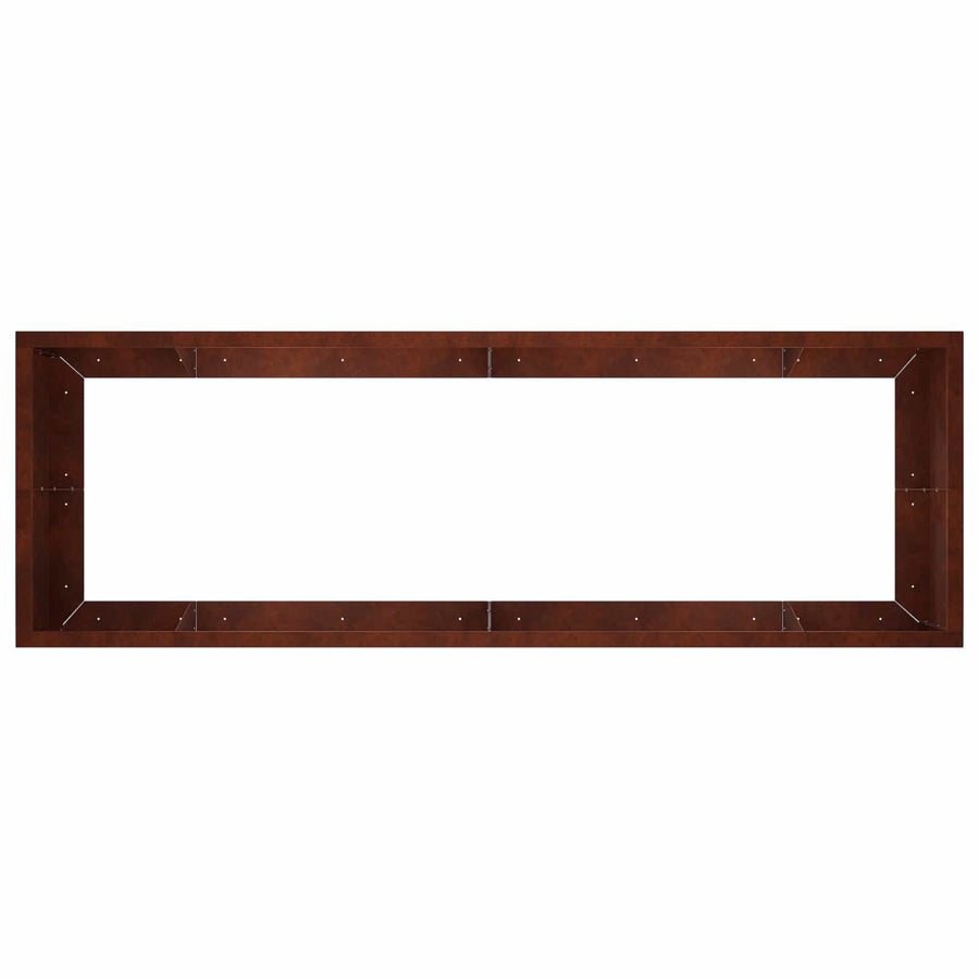 Retaining Wall 8 pcs 300 x 100 x 30 cm Weathering Steel Rusty