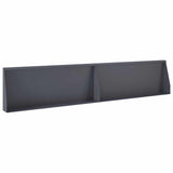 Retaining Wall 8 pcs 300 x 100 x 40 cm Steel Anthracite - Side View