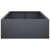 Retaining Wall 8 pcs 300 x 100 x 40 cm Steel Anthracite