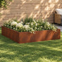 Retaining Wall 8 pcs 300 x 100 x 30 cm Weathering Steel Rusty