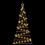 Hanging Christmas Tree 150 cm 80 LEDs Warm White