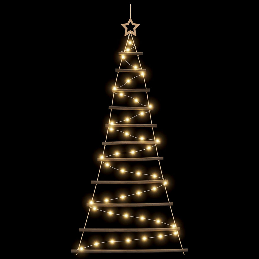 Hanging Christmas Tree 150 cm 80 LEDs Warm White
