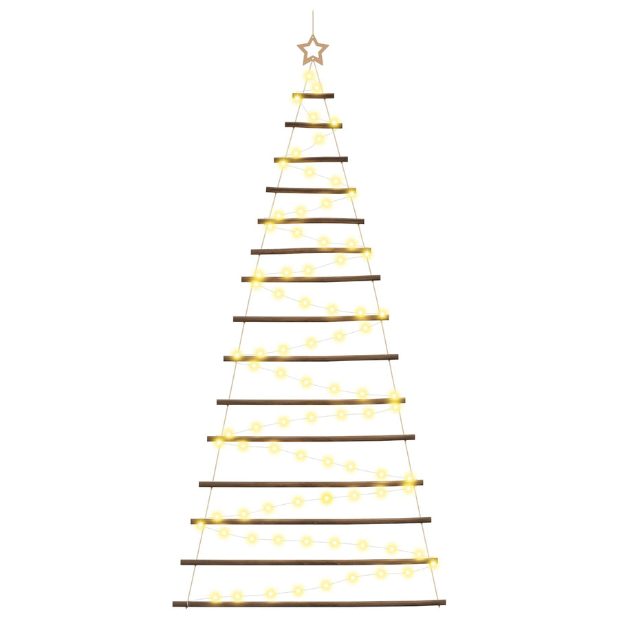 Hanging Christmas Tree 210 cm 130 LEDs Warm White