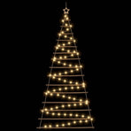 Hanging Christmas Tree 210 cm 130 LEDs Warm White