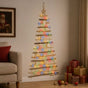 Hanging Christmas Tree 150 cm 80 LEDs Multicolour