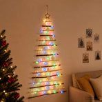 Hanging Christmas Tree 150 cm 80 LEDs Multicolour