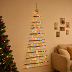 Hanging Christmas Tree 180 cm 100 LEDs Multicolour