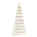 Hanging Christmas Tree 180 cm 100 LEDs Multicolour