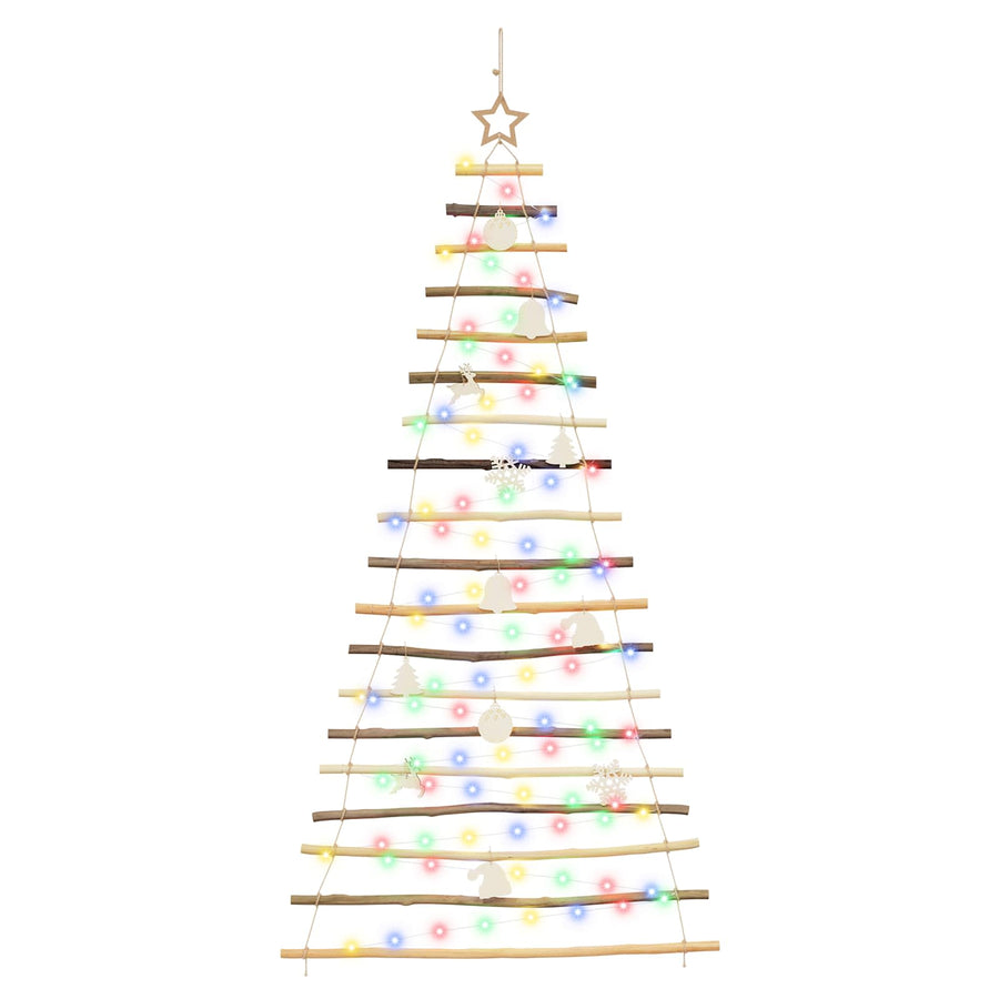 Hanging Christmas Tree 180 cm 100 LEDs Multicolour