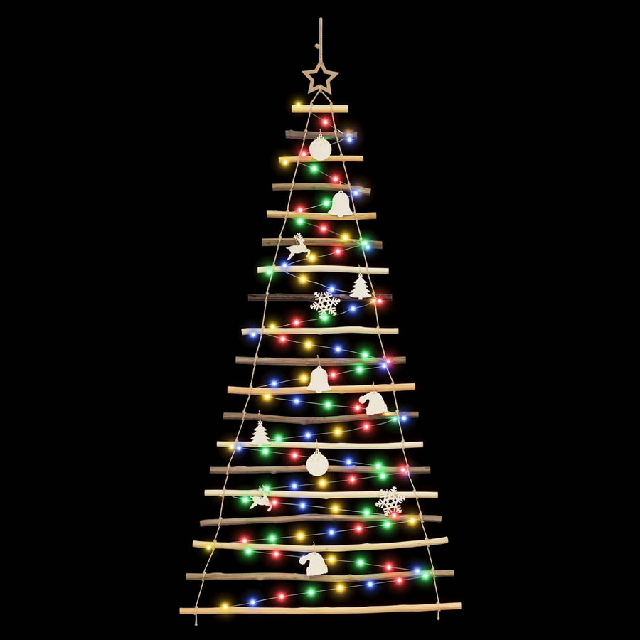 Hanging Christmas Tree 180 cm 100 LEDs Multicolour
