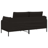 2-Seater Sofa 2-Seater Black 188 x 81 x 89 cm Velvet - Top-Down View